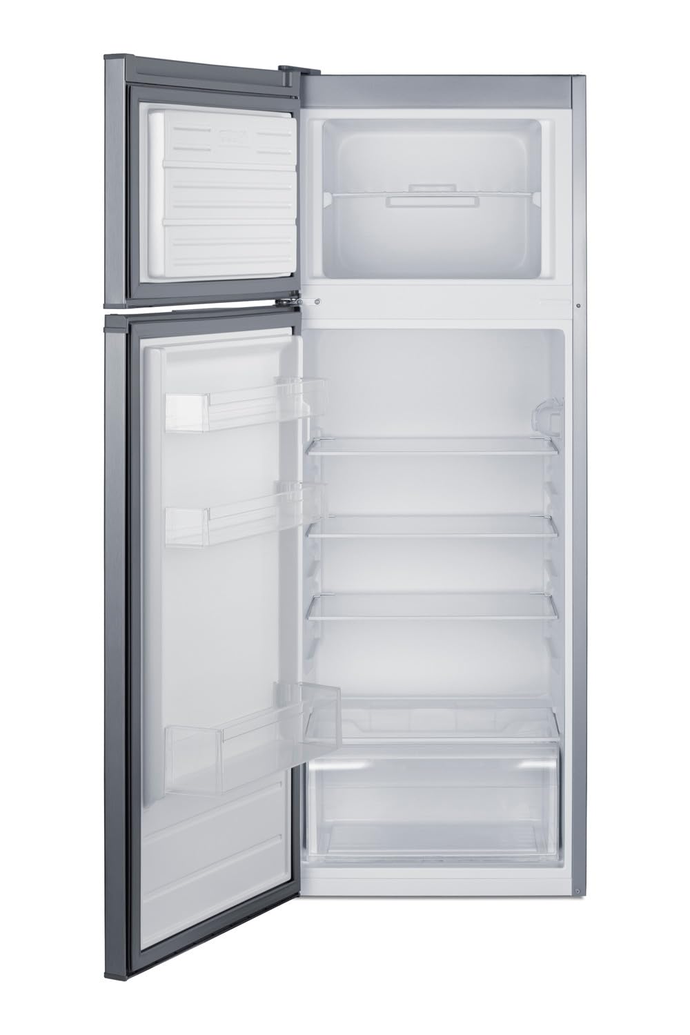 Summit 22" Refrigerator-Freezer, Top Mount, Full Size, ADA Compliant, Stainless Steel Look - Cp978pllhd (Left Handed Door Swing) on Fridge.com - View 3