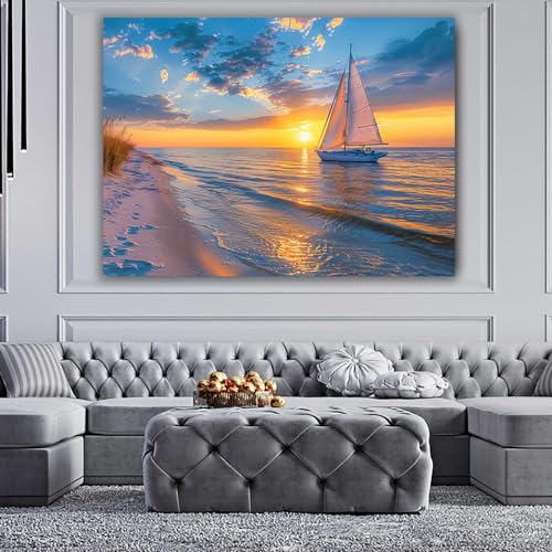 Affiche paysage marin décorative 50x70cm poster mural chambre