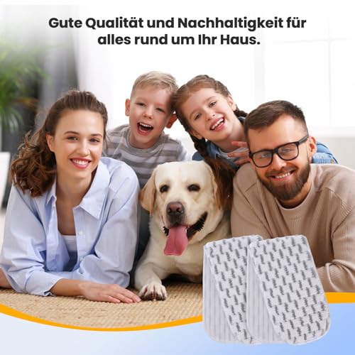 YANGYUQI 5 Stück für Vileda H2PrO Ersatzbezug, Mikrofaser Bezug für Vileda H2PrO Flat Mop Bodenwischer, für alle Hartböden, Waschbar & Wiederverwendbar (Entfernt Hartnäckigen Schmutz)