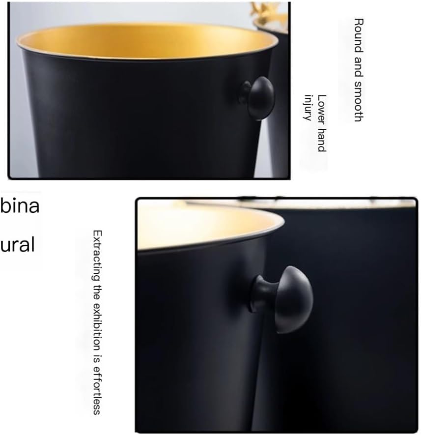 Ice Bucket, Large Stainless Steel Ice Bucket, Home Party Wine Ice Bucket Ice Buckets For Parties