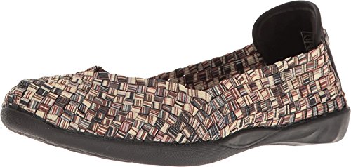 Bernie Mev Women's Braided Catwalk Tiger's Eye Flats - 8.5 B(M) US