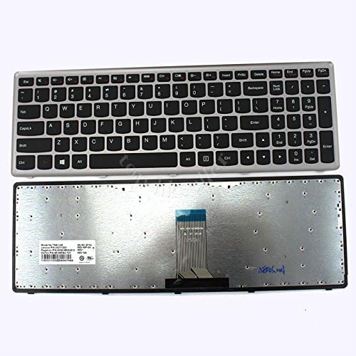New Black Laptop US Keyboard Replacement for Lenovo IdeaPad U510 Z710 T6A1-US 25-205519 PK130SK1A00 9Z.N8RSC.001 NSK-BF0SC 01