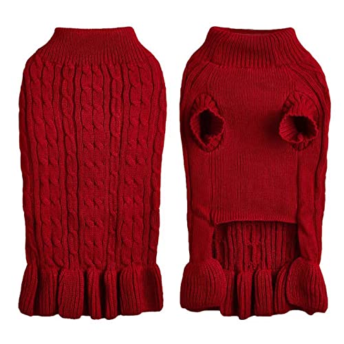 Bwealthest Dog Sweater, Dog Dress Pullover Knitwear Cute Pet Sweater Warm For Fall Winter, Dog Coat For Small Dogs&Cats #TOP2