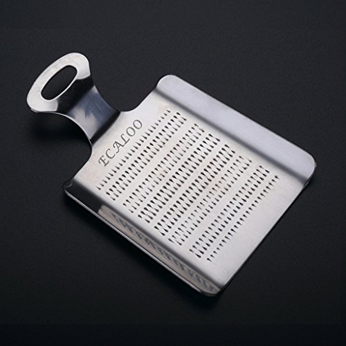 Ecaloo Kitchen Tool Stainless Steel Shovel-Shaped Food Grater For Ginger,Garlic,Fruits And Root Vegetables #TOP4