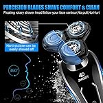 iwoole Electric Razor for Men,Mens Electric Shavers Cordless Rechargeable,4 in 1 Dry Wet Waterproof Mans Shaver Electric…