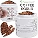 Arabica Coffee Exfoliating Body Face Scrub 100% Natural - Organic Exfoliator With Sea Salt Olive Oil & Shea Butter - Exfoliate Moisturize Reduce Cellulite