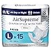 NorthShore AirSupreme Incontinence Tab-Style Briefs, Large, Pack/15
