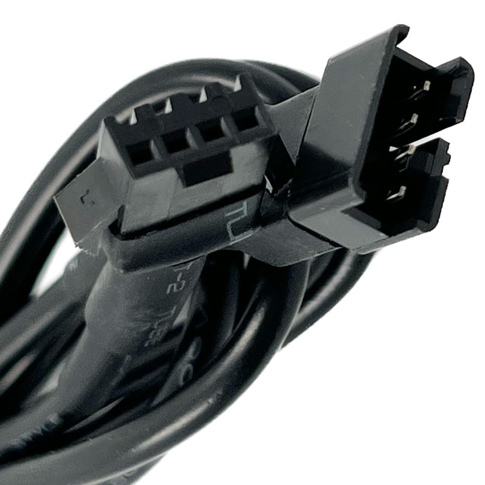 KIRO&SEEU 4PCS 60 inch/150cm 4 Pin RGB LED Multi-Color Accent Light Extension Cable Wire Cord Set for LED Motorcycle ATV Car Light Multi-Color Neon Strip Trucks Rock Lights