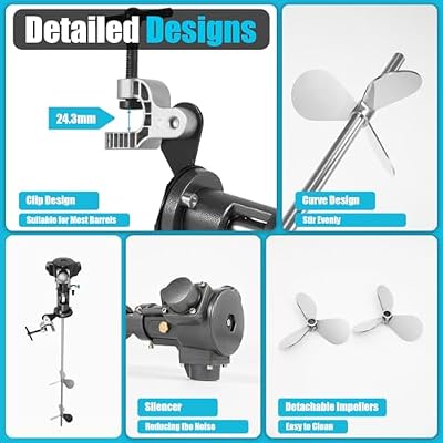 Pneumatic Mixer, 50 Gallon Stainless Steel Automatic Paint Mixer Machine Ink Coating Mix Tool (US Shipping)