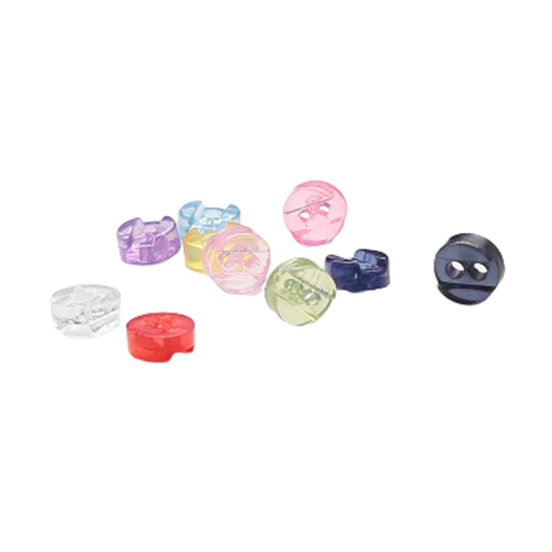 LUTER 100 Pièces Ini Canards Résine, Petits Canards Colorés 6 Couleurs