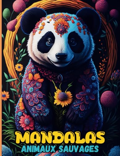 50 Mandalas animaux sauvages: Livre de coloriage enfants de 10 ans et plus | cahier d'activités animaux variés à colorier et à dessiner | cahier de dessin et coloriages.