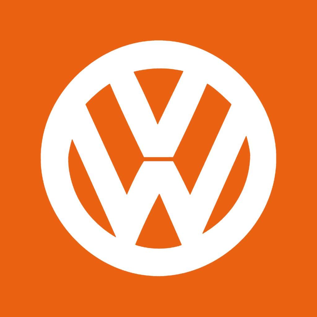 Volkswagen Classic White VW Logo Men's T-Shirt