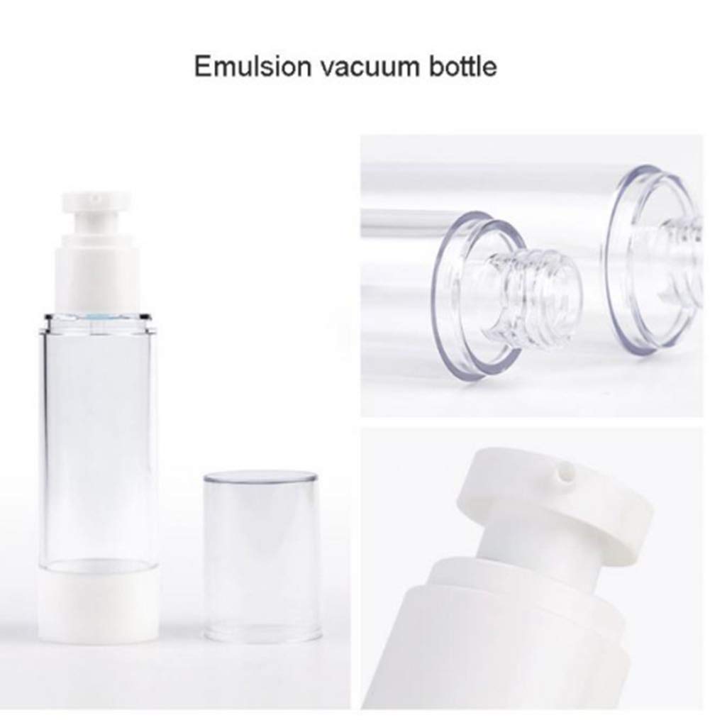 AKOAK 5 Pcs Refillable in Filling Cosmetic Containers, Travel Empty Bottles, Dispensers, Ideal lotions, Creams, Essential Oils (30 ml, Transparent) : Beauty & Personal Care