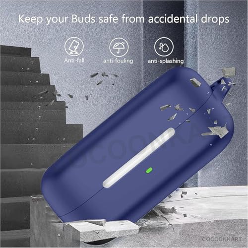 Image of Soft Silicone Case Cover for Sony WF-C510 (Blue)