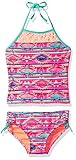 Breaking Waves Girls' Aztec Stripe Tankini Swimsuit