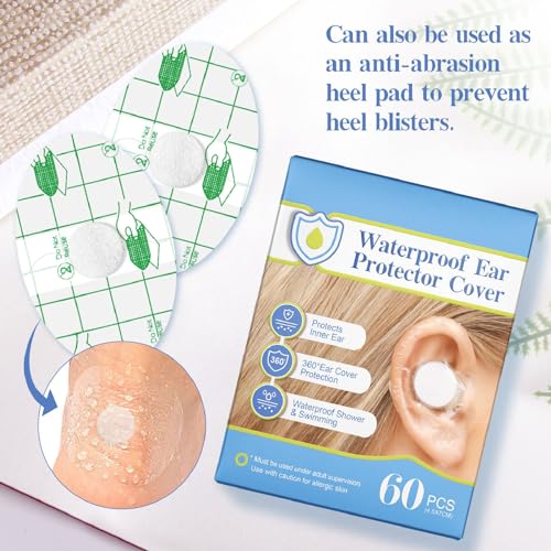 Image of 120pcs Baby Ear Stickers, Disposable Ear Covers Newborn Ear Plugs Ear Protectors for Swimming Shower