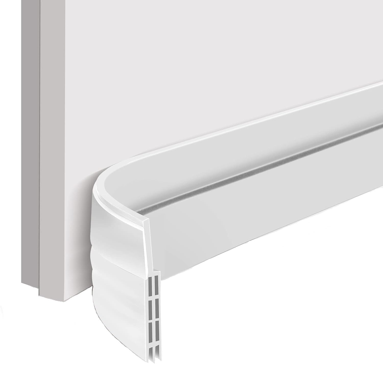 Holikme Door Draft Stopper Under Door Draft Blocker Insulator Door Sweep Weather Stripping Noise Stopper Strong Adhesive Door Stops of Rubber (1 Meter, White) (B0CR8YK56F) Amazon Price History, Amazon Price Tracker