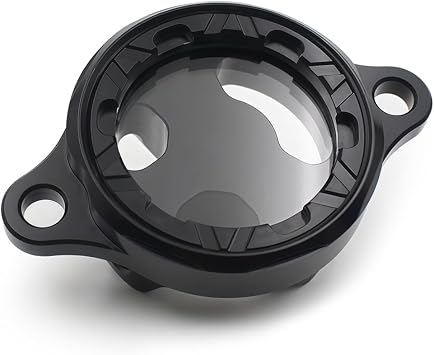 Motorcycle Accessories Engine Oil Filter Parts Clear Cover for TRX450R 2006-2009 TRX450ER 2006-2014 CRF450R CRF450X 2002-2023 Black