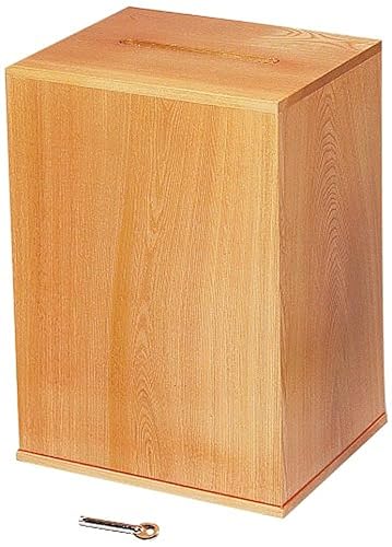 Collect M-501 Bid Box, Wood, Fabric Coating, Key Included