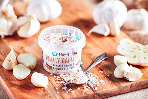 Cornish Sea Salt Garlic Salt 55g - Garlic salt seasoning for cooking – A flaky sea salt with roasted garlic