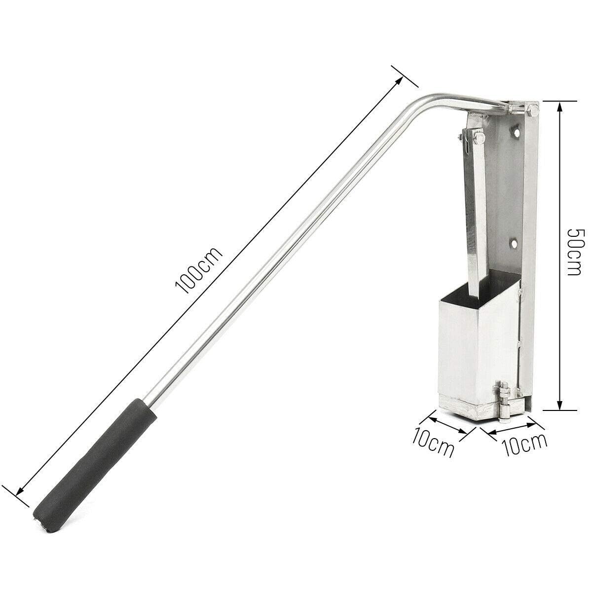 Extrusor de arcilla, acero inoxidable, cortador de pasta de azúcar montado en la pared con 4 accesorios modulares para proyectos de cerámica y arcilla polimérica