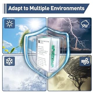 AG3000 HVAC Surge Protector 120/240V – Universal Mini Split Surge Protective Device with TPMOV Technology, Type 4X Watertight Enclosure, LED Status Indicator, Comprehensive Surge Protection
