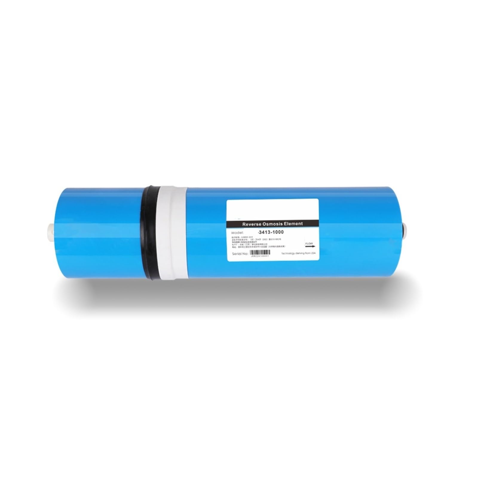 Membrana de ósmosis inversa de repuesto 3413-1000GRO for sistema purificador de agua potable RO debajo del fregadero doméstico. Debajo del fregadero
