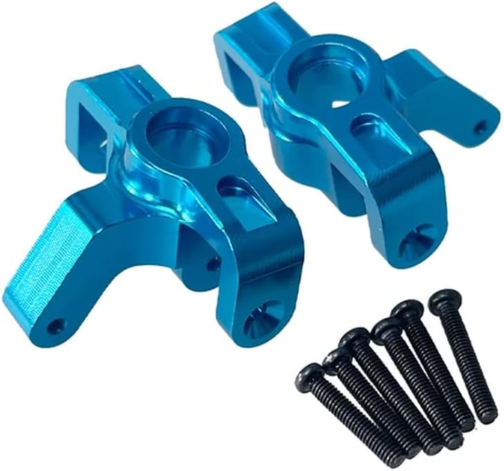 Compatible Metal Upgrade Parts Compatible With Remote Control Car Hyper Go 1/14 14209 14210 H14BM Steering Cup Accessories(BLUE)