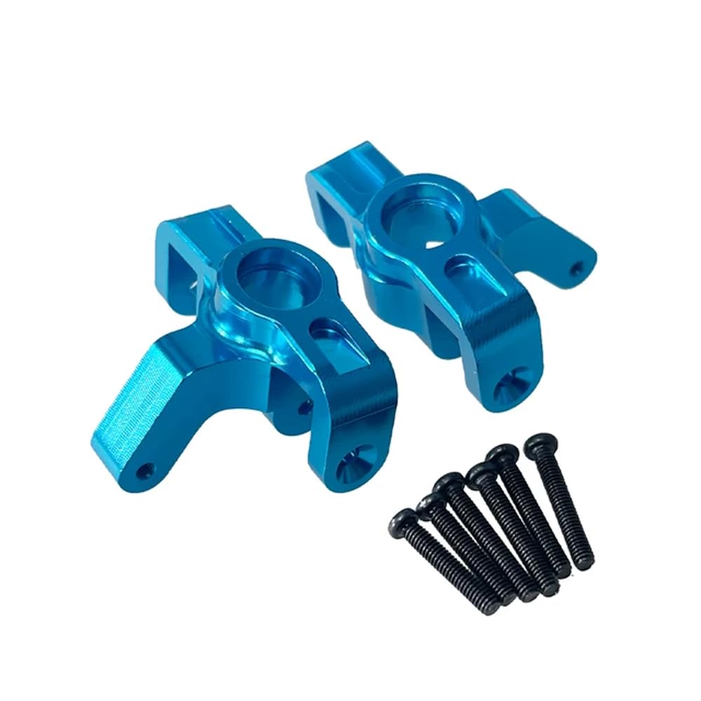 Compatible Metal Upgrade Parts Compatible With Remote Control Car Hyper Go 1/14 14209 14210 H14BM Steering Cup Accessories(BLUE)
