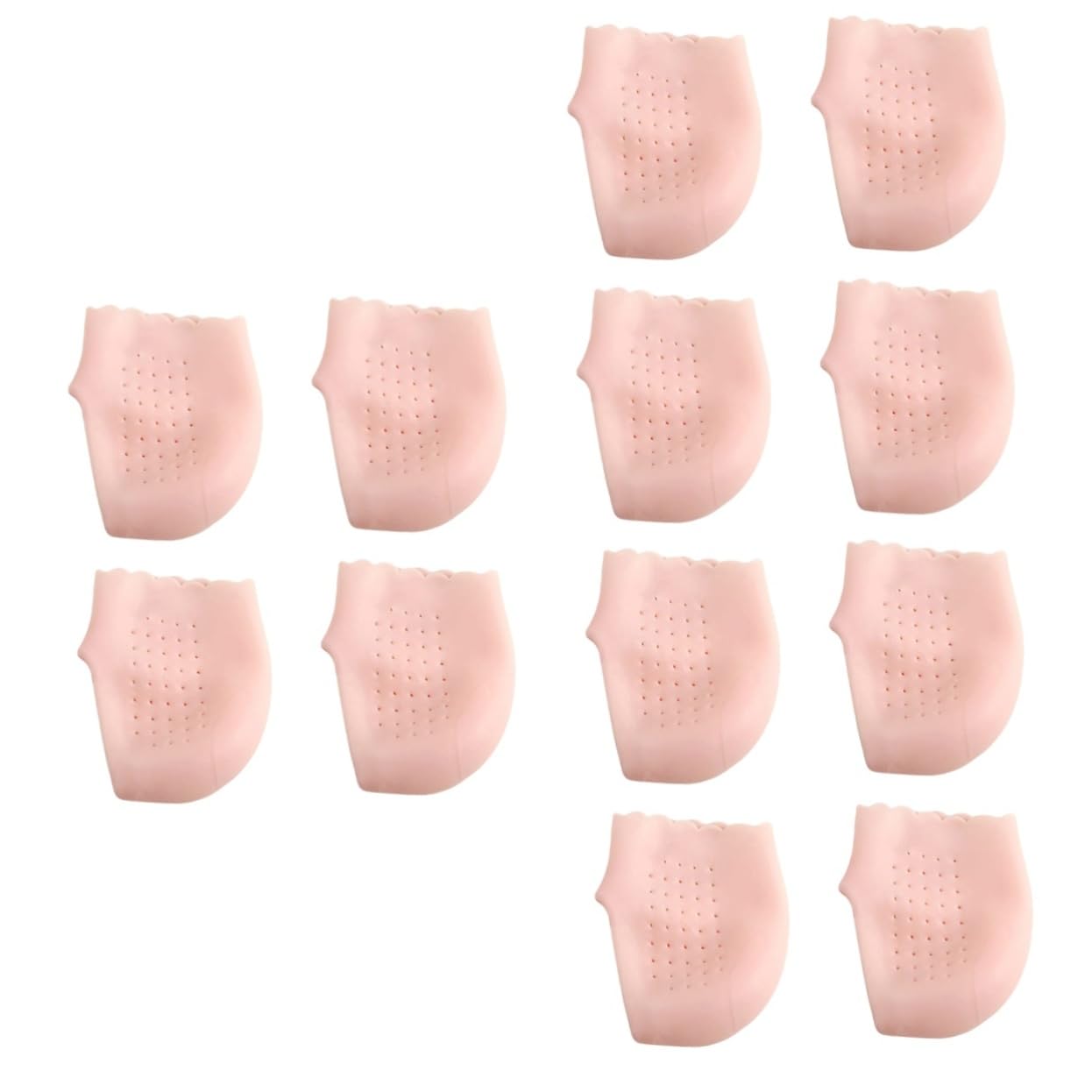 NOLITOY 3sets Comfortable Elastic Women Heel Socks Protective Sleeve for Cracked Heels 2pairs*3