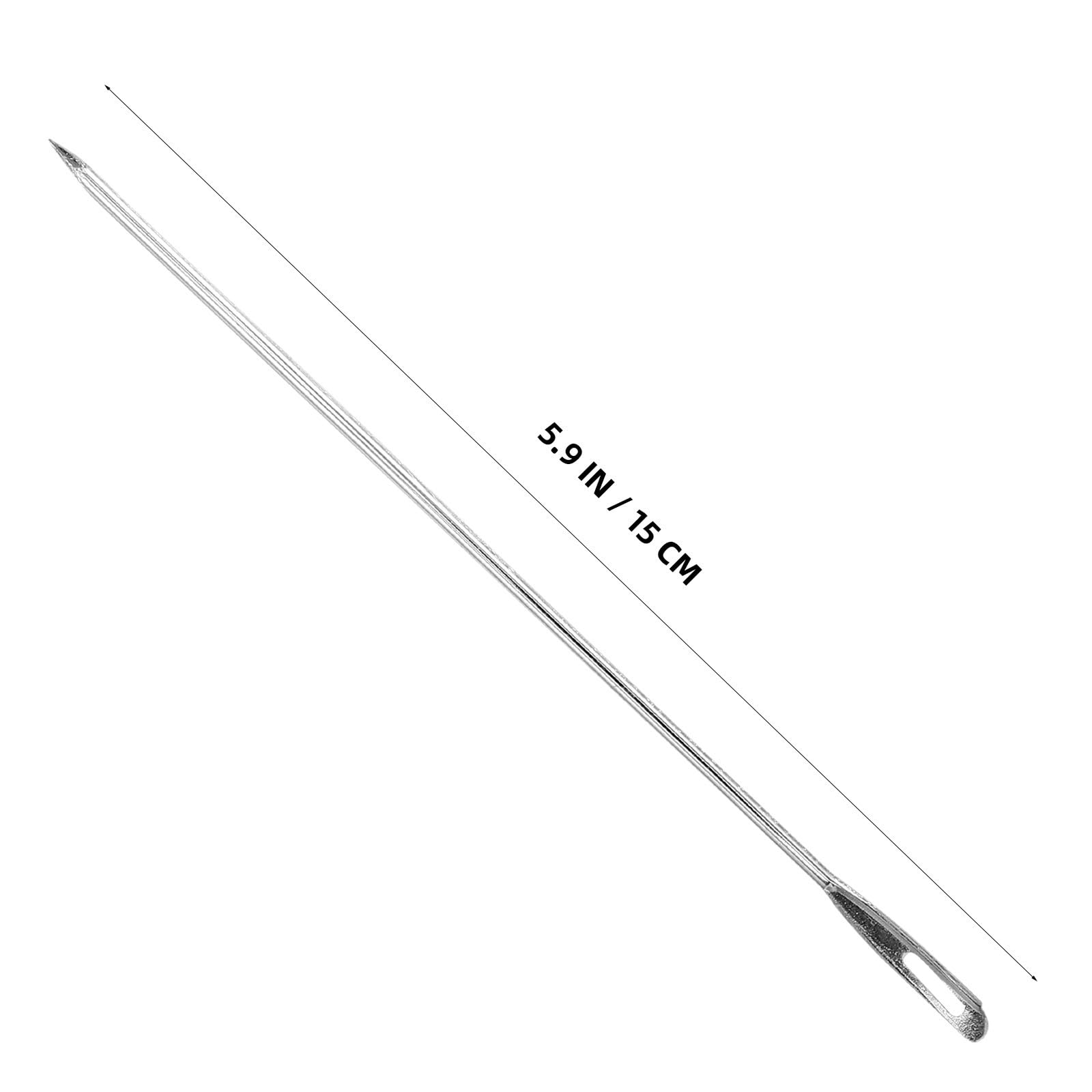 SWETRACE 100 Agujas de Coser Mano de Hierro 15cm para Tejer y Zurcir Alta Dureza y Diseño Ligero para Vestidos y Calcetines