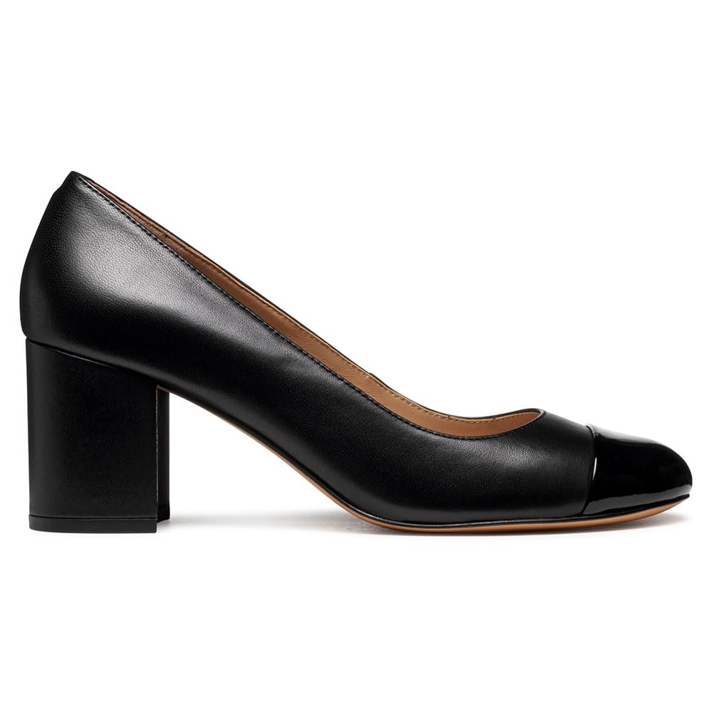 Geox Women D Virnilisa 65 Pump, Black, 6.5 UK