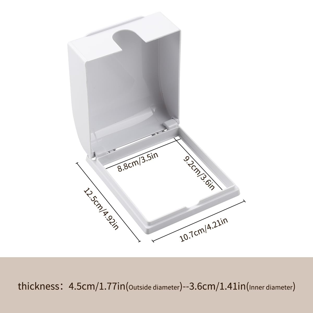 Tabanzhe 1pcs UK Socket Cover Box, Waterproof and Dustproof Electrical Socket Protector, Baby Pet Safe Home Accessory - Image 2