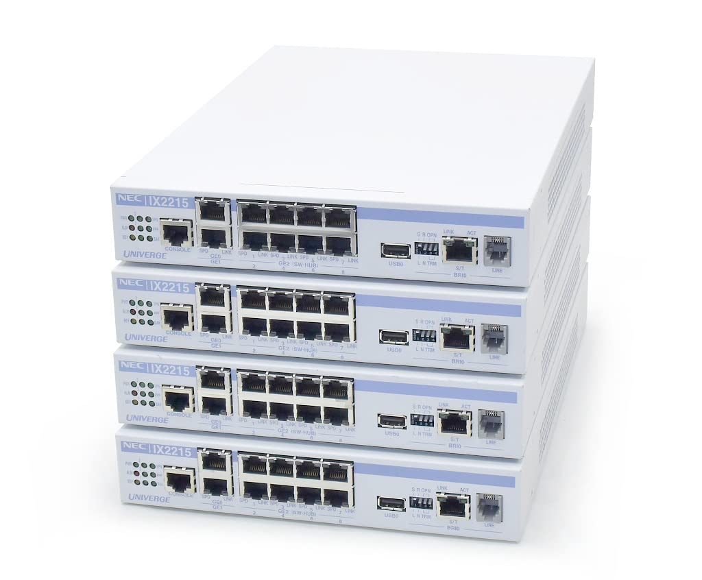 Amazon.co.jp: 【4台セット】NEC UNIVERGE IX2215 3系統10ポート 