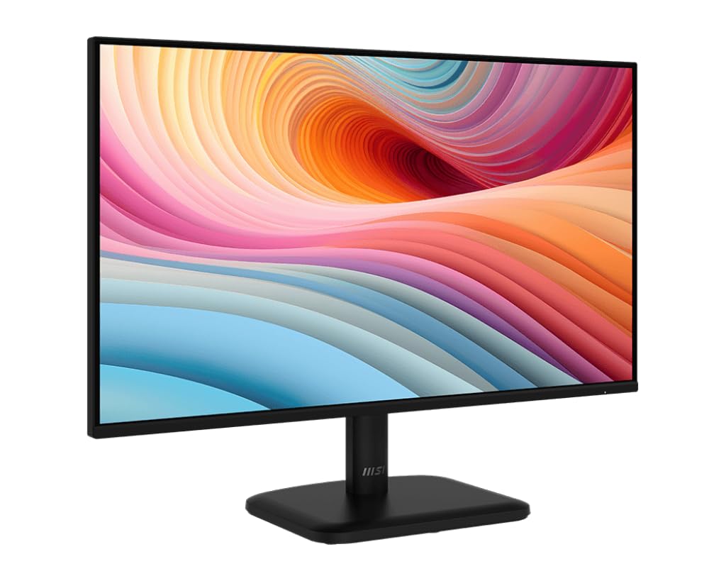 MSI PRO MP251LDE Monitor Full HD 24,5 pollici – 1920 x 1080 – Pannello IPS – 120 Hz – Schermo per occhi – Navigazione a 5 vie – VESA – Risposta 1 ms – HDMI – VGA