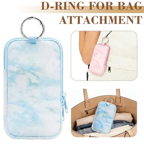 Image of 2PCS Tampon Holder Zipper Pouches Portable Period Bags