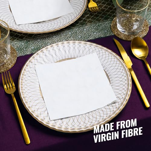 Image of 10on Lite Soft Tissue Paper Napkin, 100 Pulls -1 Ply, Size 27x 30cms -Ultra Soft & Absorbent (Pack of 2)