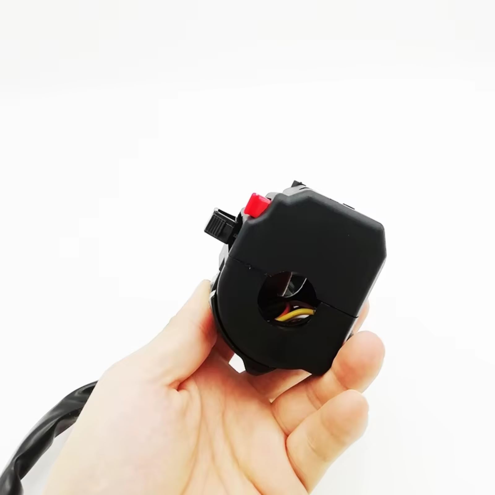 Interruttori a pulsante degli indicatori di direzione per moto da 7/8" per il controllo universale degli indicatori di direzione/fendinebbia Manubrio Kill Interruttore