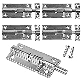 verschlussriegel antik 🔒【Schützen Sie Ihre Sicherheit & Privatsphäre】 Türschlossverriegelung bietet zusätzliche Sicherheit, Privatsphäre und Stabilität für Ihre Türen und Fenster, es kann Ihre Sicherheit einen Doppelten Schutz bieten, während Ihre Tür bereits verschlossen ist. Mit dem Fallenschloss kann verhindert werden, dass andere unbefugt in Ihr Zimmer einbrechen. Es ist klein, hält aber Ihre Tür fest geschlossen.