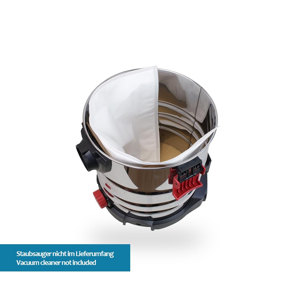 MisterVac | Lot de 10 sacs d'aspirateur Prof. compatibles avec Parkside PWS 20 F5,500208_2504