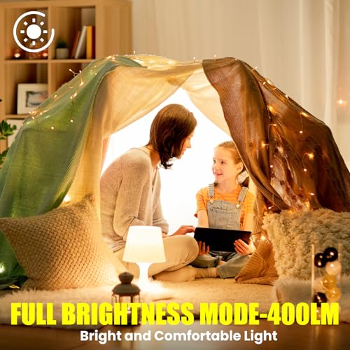 BrightArk E14 LED Light Bulbs Warm White 3000K, Small Edison Screw E14 Lamp, 40 Watt Equivalent, 4W 400LM LED Bulbs, C37 SES Candle Energy Saving Bulb for Chandelier Desk Lamp, 4-Pack