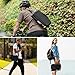 AMAZEAR Carrying Case for Insta360 X5 Accessories, Portable Insta 360 X5 X4 Action Camera Waterproof Carry Bag with Shoulder Strap for Travel, Compatible with Insta360 X4, 3M 9.8ft Selfie Stick, Black