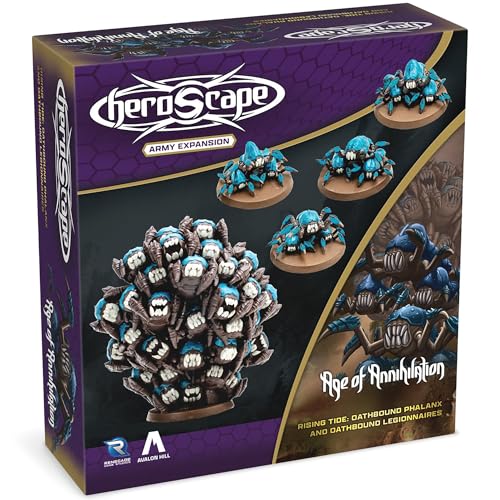 Renegade Games: Heroscape: Rising Tide - Espansione Dell'Esercito Dei Legionari Legati Al Giuramento - 5 Miniature Assemblate Non Dipinte E 2 Carte De