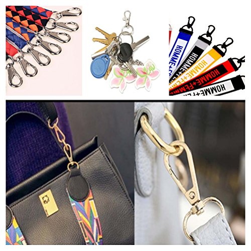 Swivel Snap Swivel Lobster Clasp Purse Hoop Belt Buckle Large Hoop for Bag Purse Handbag Shoulder Bag Tote Making Silver(32mm) - Image 4