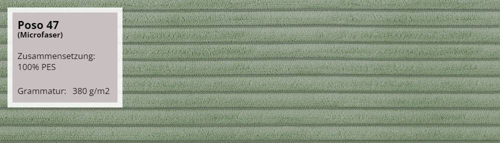 Mirjan24 Ecksofa Torezio Mini Cord mit Bettkasten (Poso 47, R)