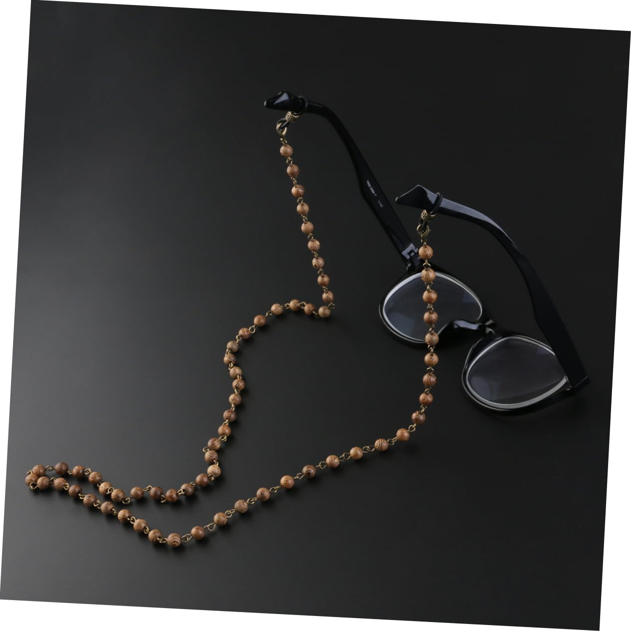 SHERCHPRY 2 Piezas cadena de cuentas de madera Gafas de sol cadena de anteojos de cuentas