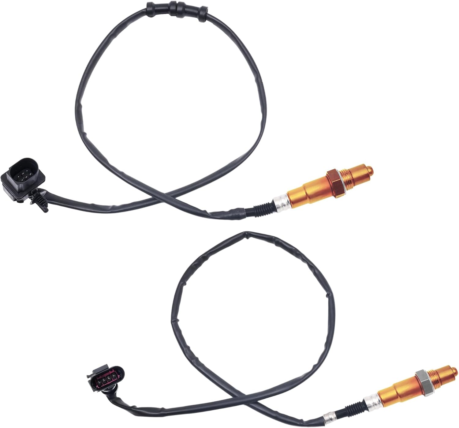 2PCS O2 Sensor 250-24672 250-25040, 02 Sensor, Automotive Replacement Oxygen Sensor Compatible with Audi for Allroad for A4 for A5 for A6 for Q5