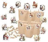 wolga 2402 ADVENTSKALENDER DIY LSET: Unser Selbstgemachter Adventskalender Set zum selbst zusammenstellen und bekleben begleitet dich durch die besinnliche Adventszeit. Adventskalender Bastelset – mit wundervollen Stickern!