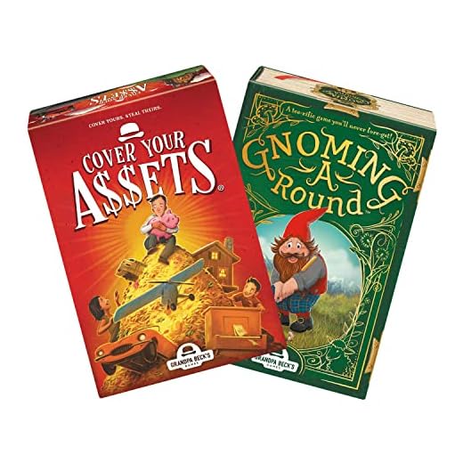 Grandpa Beck's Games Cover Your Assets Bundle with Gnoming A Round