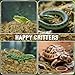KKX Natural peat Moss Reptile Moss, Reptile Moss, Ideal Reptile Moss for Box Turtles, Hermit Crabs, Leopard Geckos, Snakes and enclosures 7 OZ